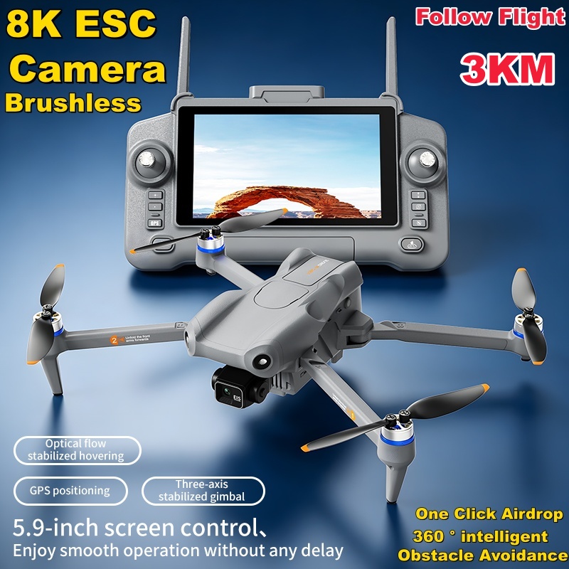 Drone Gimbal - Drone avec écran tactile de 5,9