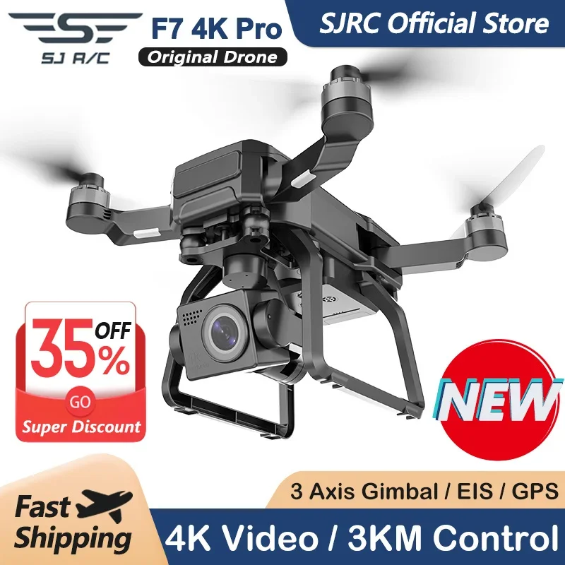 Drone Gimbal - SJRC-Drone F7 4K PRO avec caméra