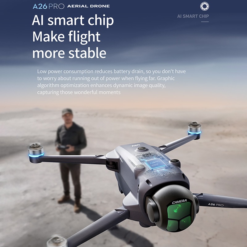 Drone GPS A26 Pro avec télécom - Drone Gps Mount avis et prix