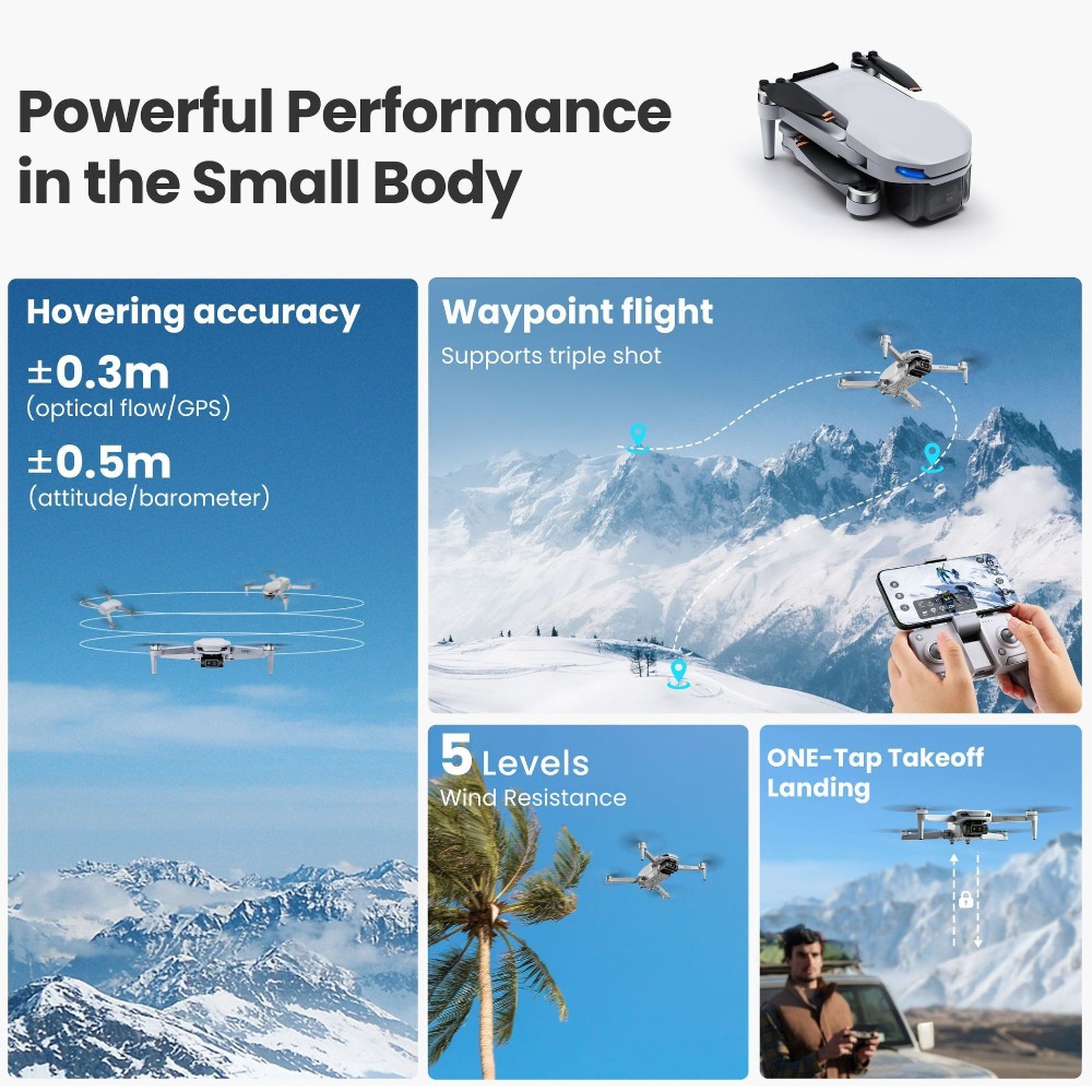 MiniX Drone Global! 4K UHD et  - Drone Gimbal avis et prix