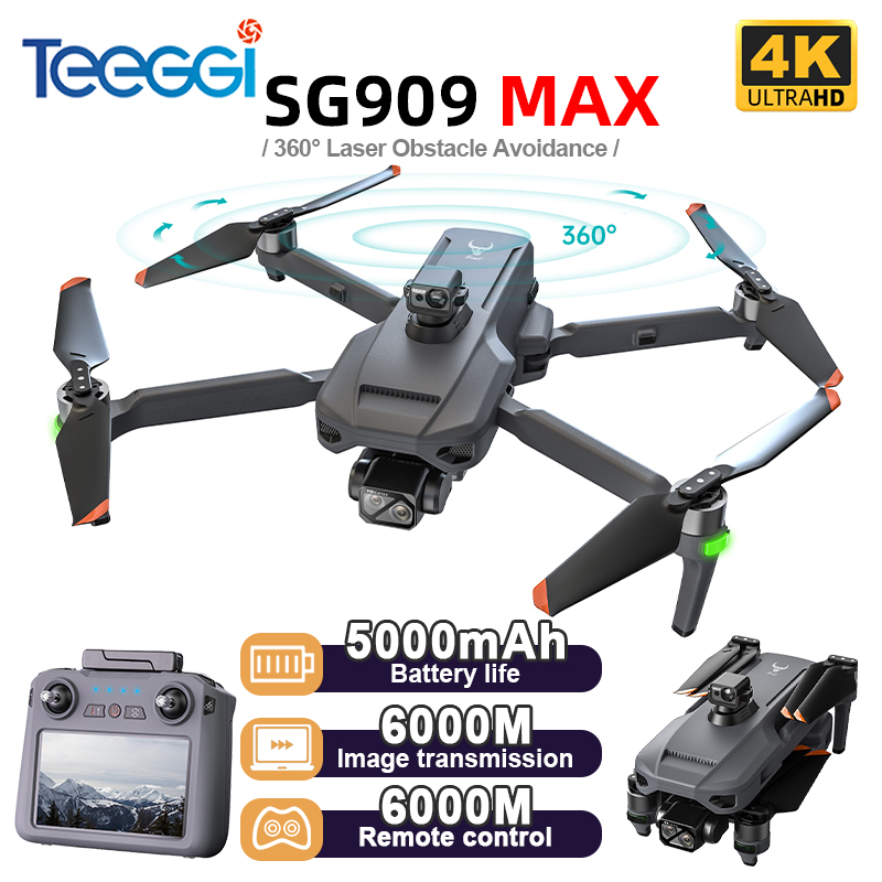 Drone GPS Teeggi SG909 MAX ave - Drone Gimbal avis et prix